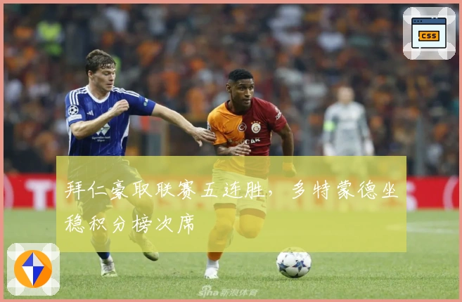 拜仁豪取联赛五连胜,多特蒙德坐稳积分榜次席